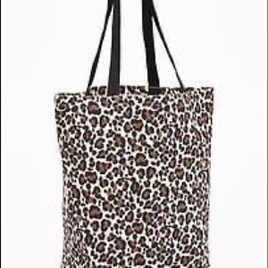 NWT Old Navy Printed Canvas Tote - Leopard Print